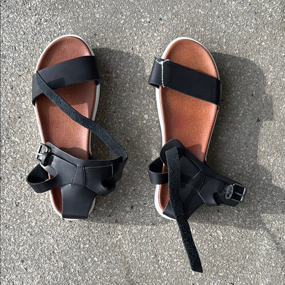 Black Sandals size 8.5